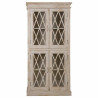Vitrina Alexandra House Living Vidrio Hierro Madera de mango 40 x 183