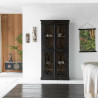 Vitrina Alexandra House Living Vidrio Hierro Madera de mango 40 x 183