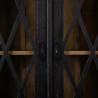 Vitrina Alexandra House Living Vidrio Hierro Madera de mango 40 x 183