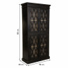 Vitrina Alexandra House Living Vidrio Hierro Madera de mango 40 x 183