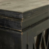 Recibidor Alexandra House Living Negro Vidrio Hierro Madera de mango 4