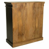 Recibidor Alexandra House Living Negro Vidrio Hierro Madera de mango 4