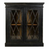 Recibidor Alexandra House Living Negro Vidrio Hierro Madera de mango 4