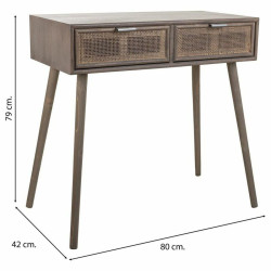Recibidor con Cajones Alexandra House Living Gris Madera de pino Mader