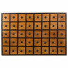 Baúl Alexandra House Living Marrón Metal Madera de mango 40 x 30 x 6