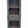 Estantería Alexandra House Living Marrón Madera Reciclada 34 x 180 x