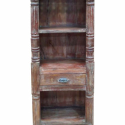 Estantería Alexandra House Living Marrón Madera Reciclada 34 x 180 x