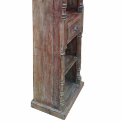 Estantería Alexandra House Living Marrón Madera Reciclada 34 x 180 x