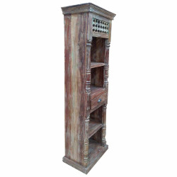 Estantería Alexandra House Living Marrón Madera Reciclada 34 x 180 x