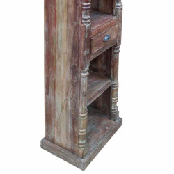 Estantería Alexandra House Living Marrón Madera Reciclada 34 x 180 x