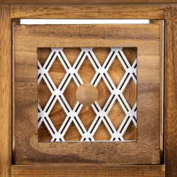 Cajonera Alexandra House Living Marrón Madera Madera de Paulonia 26 x