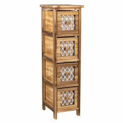 Cajonera Alexandra House Living Marrón Madera Madera de Paulonia 26 x