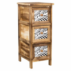 Cajonera Alexandra House Living Marrón Madera Madera de Paulonia 32 x
