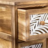 Cajonera Alexandra House Living Marrón Madera Madera de Paulonia 32 x