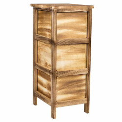 Cajonera Alexandra House Living Marrón Madera Madera de Paulonia 32 x