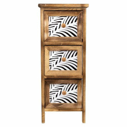Cajonera Alexandra House Living Marrón Madera Madera de Paulonia 32 x