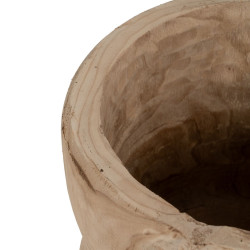 Set de Maceteros Natural Madera de Paulonia 44 x 44 x 46 cm (3 Unidade