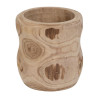 Set de Maceteros Natural Madera de Paulonia 44 x 44 x 46 cm (3 Unidade