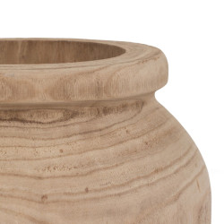 Macetero Natural Madera de Paulonia 26 x 36 x 47 cm