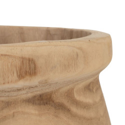 Set de Maceteros Natural Madera de Paulonia 43 x 43 x 44 cm (3 Unidade