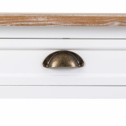 Mesa Alexandra House Living Blanco Marrón 80 x 78 x 150 cm Con cajone