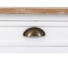 Mesa Alexandra House Living Blanco Marrón 80 x 78 x 150 cm Con cajone
