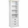 Estantería Alexandra House Living Blanco Marrón Aleación de Zinc Ma