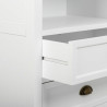 Estantería Alexandra House Living Blanco Marrón Aleación de Zinc Ma