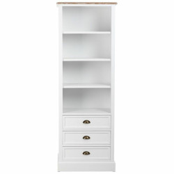 Estantería Alexandra House Living Blanco Marrón Aleación de Zinc Ma