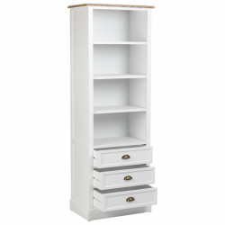 Estantería Alexandra House Living Blanco Marrón Aleación de Zinc Ma