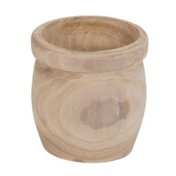 Set de Maceteros Natural Madera de Paulonia 43 x 43 x 44 cm (3 Unidade