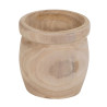 Set de Maceteros Natural Madera de Paulonia 43 x 43 x 44 cm (3 Unidade