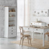 Estantería Alexandra House Living Blanco Marrón Aleación de Zinc Ma