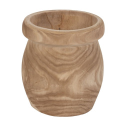 Set de Maceteros Natural Madera de Paulonia 43 x 43 x 44 cm (3 Unidade