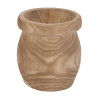 Set de Maceteros Natural Madera de Paulonia 43 x 43 x 44 cm (3 Unidade