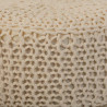 Taburete Alexandra House Living Crema Bambú Pino Esponja Madera MDF 3