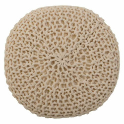 Taburete Alexandra House Living Crema Bambú Pino Esponja Madera MDF 3