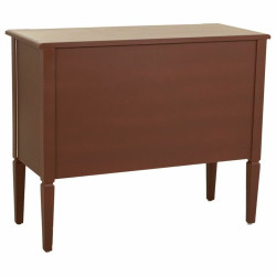 Cómoda Alexandra House Living Marrón Natural Ratán Madera de abeto