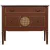 Cómoda Alexandra House Living Marrón Natural Ratán Madera de abeto