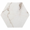 Juego de 2 mesas Alexandra House Living Blanco Hierro Madera MDF 39 x
