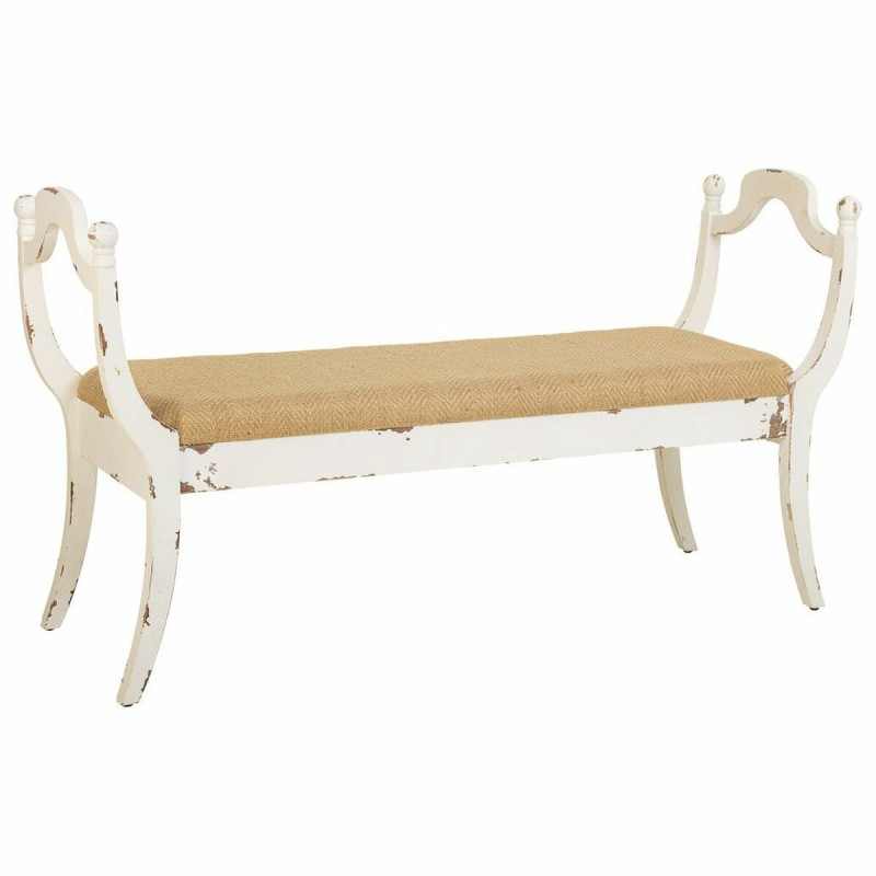 Banqueta Alexandra House Living Blanco Esponja Madera de abeto Madera