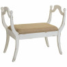 Banqueta Alexandra House Living Blanco Esponja Madera de abeto Madera