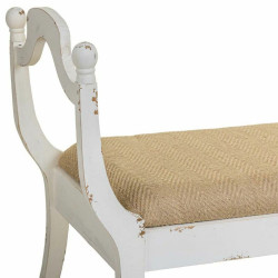 Banqueta Alexandra House Living Blanco Esponja Madera de abeto Madera