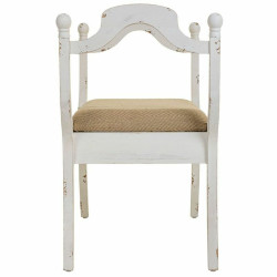 Banqueta Alexandra House Living Blanco Esponja Madera de abeto Madera