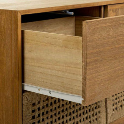 Cómoda Alexandra House Living Marrón Cuerda Madera de abeto Madera d