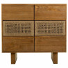 Cómoda Alexandra House Living Marrón Cuerda Madera de abeto Madera d