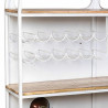 Barra botellero Alexandra House Living Drive Blanco Rojo 40 x 135 x 17