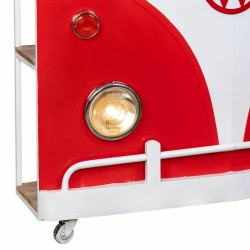 Barra botellero Alexandra House Living Drive Blanco Rojo 40 x 135 x 17