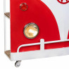 Barra botellero Alexandra House Living Drive Blanco Rojo 40 x 135 x 17