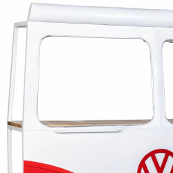 Barra botellero Alexandra House Living Drive Blanco Rojo 40 x 135 x 17